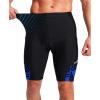 Bikewa Men’s Bike Shorts 3D Padded Cycling Road Biking Mountain Riding Biker Bicycle UPF 50+ Cycle Shorts Zipper Pockets(Black/Blue Arrow)