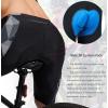 Bikewa Men’s Bike Shorts 3D Padded Cycling Road Biking Mountain Riding Biker Bicycle UPF 50+ Cycle Shorts Zipper Pockets(Black/Dark Gray Triangle)