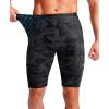 Bikewa Men’s Bike Shorts 3D Padded Cycling Road Biking Mountain Riding Biker Bicycle UPF 50+ Cycle Shorts Zipper Pockets(Camo Black)