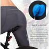 Bikewa Men’s Bike Shorts 3D Padded Cycling Road Biking Mountain Riding Biker Bicycle UPF 50+ Cycle Shorts Zipper Pockets(Dark Grey)