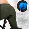 Bikewa Men’s Bike Shorts 3D Padded Cycling Road Biking Mountain Riding Biker Bicycle UPF 50+ Cycle Shorts Zipper Pockets(Olive Green)