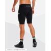 Bikewa Men’s Bike Shorts 4D Padded Biking Road Cycling Bicycle Pants Biker Shorts for Men Zipper Pockets(1_ Black)