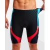 Bikewa Men’s Bike Shorts 4D Padded Biking Road Cycling Bicycle Pants Biker Shorts for Men Zipper Pockets(1_ Black/Red/Sky Blue)