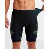Bikewa Men’s Bike Shorts 4D Padded Biking Road Cycling Bicycle Pants Biker Shorts for Men Zipper Pockets(1_ Fluorescent Green)