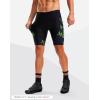 Bikewa Men’s Bike Shorts 4D Padded Biking Road Cycling Bicycle Pants Biker Shorts for Men Zipper Pockets(1_ Fluorescent Green)