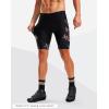 Bikewa Men’s Bike Shorts 4D Padded Biking Road Cycling Bicycle Pants Biker Shorts for Men Zipper Pockets(1_ Orange)