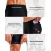 Bikewa Men’s Bike Shorts 4D Padded Biking Road Cycling Bicycle Pants Biker Shorts for Men Zipper Pockets(1_ Orange)