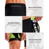Bikewa Men’s Bike Shorts 4D Padded Biking Road Cycling Bicycle Pants Biker Shorts for Men Zipper Pockets(2_ Fluorescent Green)