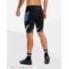 Bikewa Men’s Bike Shorts 4D Padded Biking Road Cycling Bicycle Pants Biker Shorts for Men Zipper Pockets(3_ Blue)