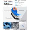 Bikewa Men’s Bike Shorts 4D Padded Biking Road Cycling Bicycle Pants Biker Shorts for Men Zipper Pockets(4_ White)