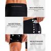 Bikewa Men’s Bike Shorts 4D Padded Biking Road Cycling Bicycle Pants Biker Shorts for Men Zipper Pockets(4_ White)