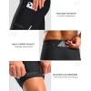 Bikewa Men’s Bike Shorts 4D Padded Cycling Shorts for Men Road Riding Biking Bicycle Zipper Pockets(Black)