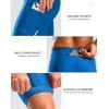 Bikewa Men’s Bike Shorts 4D Padded Cycling Shorts for Men Road Riding Biking Bicycle Zipper Pockets(Blue)