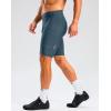 Bikewa Men’s Bike Shorts 4D Padded Cycling Shorts for Men Road Riding Biking Bicycle Zipper Pockets(Blue Grey)