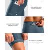 Bikewa Men’s Bike Shorts 4D Padded Cycling Shorts for Men Road Riding Biking Bicycle Zipper Pockets(Blue Grey)