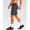 Bikewa Men’s Bike Shorts 4D Padded Cycling Shorts for Men Road Riding Biking Bicycle Zipper Pockets(Dark Grey)