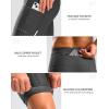 Bikewa Men’s Bike Shorts 4D Padded Cycling Shorts for Men Road Riding Biking Bicycle Zipper Pockets(Dark Grey)