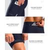 Bikewa Men’s Bike Shorts 4D Padded Cycling Shorts for Men Road Riding Biking Bicycle Zipper Pockets(Navy)