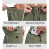 Bikewa Men’s Mountain Bike Shorts 3D Padded Loose-fit Biking Riding Cycling Bicycle Biker Shorts Zipper Pockets(Green)