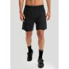 Bikewa Men’s Mountain Bike Shorts 3D Padded Loose-fit Riding Biking Cycling Bicycle Biker Shorts for Men Zipper Pockets(Black/Grey)