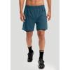 Bikewa Men’s Mountain Bike Shorts 3D Padded Loose-fit Riding Biking Cycling Bicycle Biker Shorts for Men Zipper Pockets(Blue Grey)
