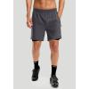Bikewa Men’s Mountain Bike Shorts 3D Padded Loose-fit Riding Biking Cycling Bicycle Biker Shorts for Men Zipper Pockets(Dark Grey)