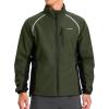 Bikewa Men’s Winter Cycling Jackets Thermal Warm Water Resistant Bike Running Windproof Jacket(Army Green/Black)