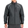 Bikewa Men’s Winter Cycling Jackets Thermal Warm Water Resistant Bike Running Windproof Jacket(Grey/Black)