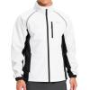 Bikewa Men’s Winter Cycling Jackets Thermal Warm Water Resistant Bike Running Windproof Jacket(White/Black)