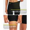 Bikewa Women’s 4D Padded Bike Shorts Cycling Riding Road Biking Bicycle Cycle Shorts for Women Zipper Pockets(Black)