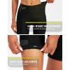 Bikewa Women’s 4D Padded Bike Shorts Cycling Riding Road Biking Bicycle Cycle Shorts for Women Zipper Pockets(Black/Dark Grey)