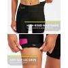 Bikewa Women’s 4D Padded Bike Shorts Cycling Riding Road Biking Bicycle Cycle Shorts for Women Zipper Pockets(Black/Rosy)