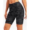 Bikewa Women’s 4D Padded Bike Shorts Cycling Riding Road Biking Bicycle Cycle Shorts for Women Zipper Pockets(Camo Black)
