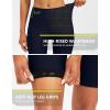 Bikewa Women’s 4D Padded Bike Shorts Cycling Riding Road Biking Bicycle Cycle Shorts for Women Zipper Pockets(Navy)