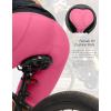 Bikewa Women’s 4D Padded Bike Shorts Cycling Riding Road Biking Bicycle Cycle Shorts for Women Zipper Pockets(Pink)