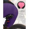 Bikewa Women’s 4D Padded Bike Shorts Cycling Riding Road Biking Bicycle Cycle Shorts for Women Zipper Pockets(Purple)