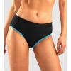 Bikewa Women’s 4D Padded Bike Underwear Cycling Bicycle Shorts Biking Riding Briefs Biker Cycle Undershorts for Women(Black/Sky Blue)
