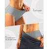 Bikewa Women’s 4D Padded Bike Underwear Cycling Bicycle Shorts Biking Riding Briefs Biker Cycle Undershorts for Women(Light Grey)