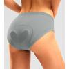 Bikewa Women’s 4D Padded Bike Underwear Cycling Bicycle Shorts Biking Riding Briefs Biker Cycle Undershorts for Women(Light Grey)