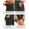 Bikewa Women’s Mountain Bike Shorts 4D Padded Cycling Riding Biking Bicycle Biker Cycle Shorts for Women Zipper Pockets(Army Green)