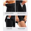Bikewa Women’s Mountain Bike Shorts 4D Padded Cycling Riding Biking Bicycle Biker Cycle Shorts for Women Zipper Pockets(Black)
