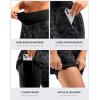 Bikewa Women’s Mountain Bike Shorts 4D Padded Cycling Riding Biking Bicycle Biker Cycle Shorts for Women Zipper Pockets(Black Camo)