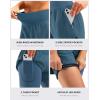 Bikewa Women’s Mountain Bike Shorts 4D Padded Cycling Riding Biking Bicycle Biker Cycle Shorts for Women Zipper Pockets(Blue Grey)