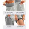 Bikewa Women’s Mountain Bike Shorts 4D Padded Cycling Riding Biking Bicycle Biker Cycle Shorts for Women Zipper Pockets(Bright Grey)