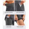 Bikewa Women’s Mountain Bike Shorts 4D Padded Cycling Riding Biking Bicycle Biker Cycle Shorts for Women Zipper Pockets(Dark Grey)
