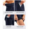 Bikewa Women’s Mountain Bike Shorts 4D Padded Cycling Riding Biking Bicycle Biker Cycle Shorts for Women Zipper Pockets(Navy)