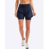 Bikewa Women’s Mountain Bike Shorts 4D Padded Cycling Riding Biking Bicycle Biker Cycle Shorts for Women Zipper Pockets(Navy)
