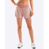 Bikewa Women’s Mountain Bike Shorts 4D Padded Cycling Riding Biking Bicycle Biker Cycle Shorts for Women Zipper Pockets(Pink)
