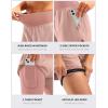 Bikewa Women’s Mountain Bike Shorts 4D Padded Cycling Riding Biking Bicycle Biker Cycle Shorts for Women Zipper Pockets(Pink)