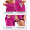 Bikewa Women’s Mountain Bike Shorts 4D Padded Cycling Riding Biking Bicycle Biker Cycle Shorts for Women Zipper Pockets(Rose)